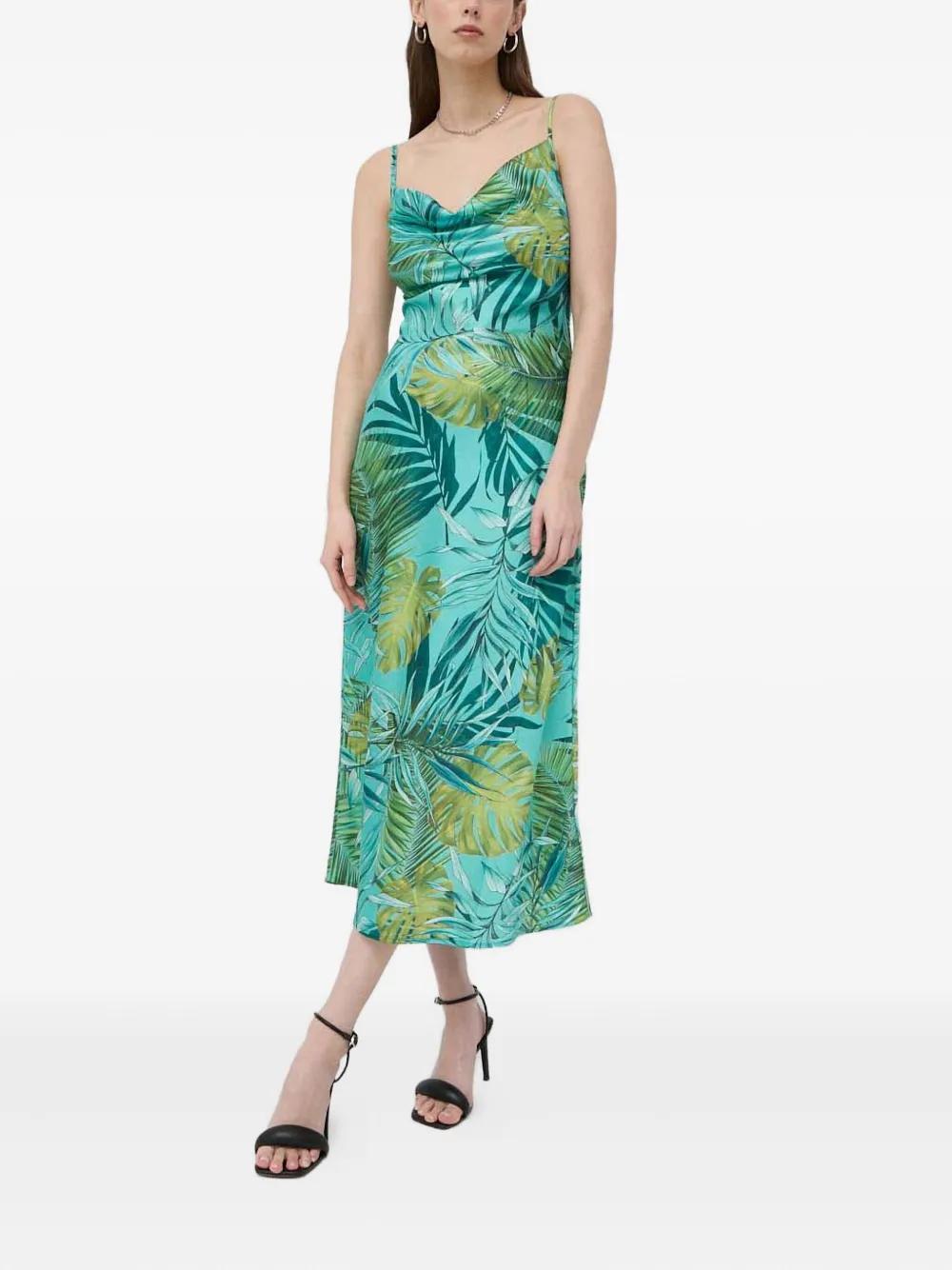 green guess dress GUESS ECO ES LS TANYA DRESS SOFT MINT | Online Outlet