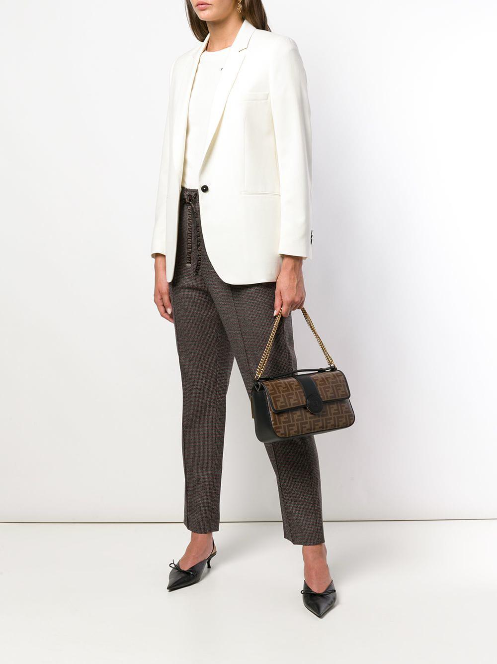 fendi double f shoulder bag