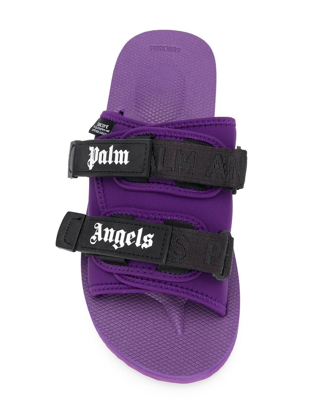 Palm Angels X Suicoke Slides in Purple for Men | Lyst
