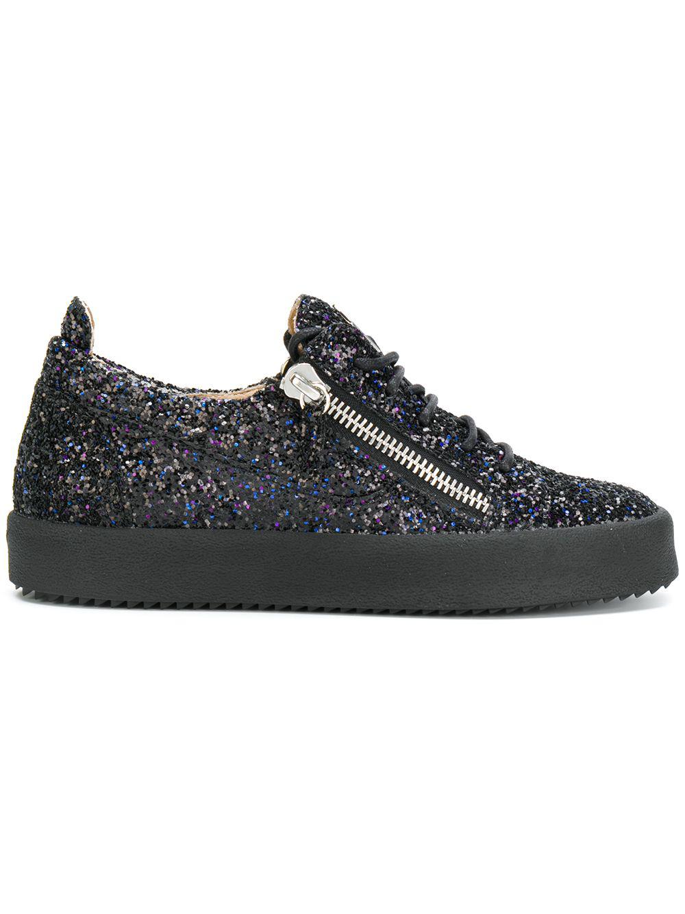 giuseppe zanotti gail leather sneaker