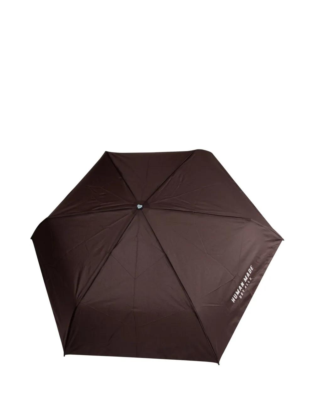 HUMAN MADE DUCK COMPACT UMBRELLA BROWN