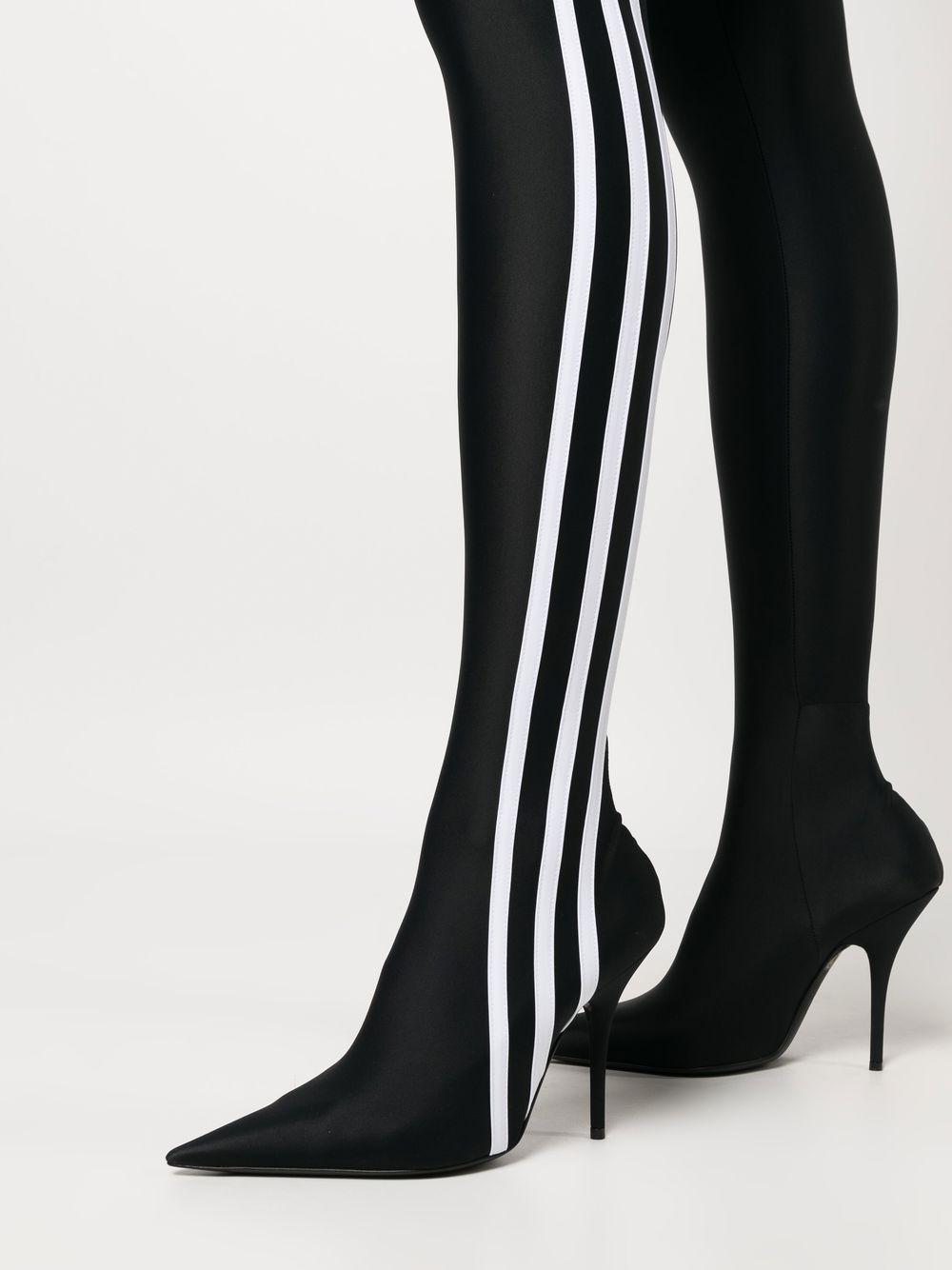 Balenciaga X Adidas Pantalegging 90mm Boots in Black | Lyst