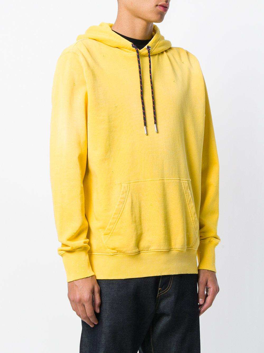 faded yellow hoodie