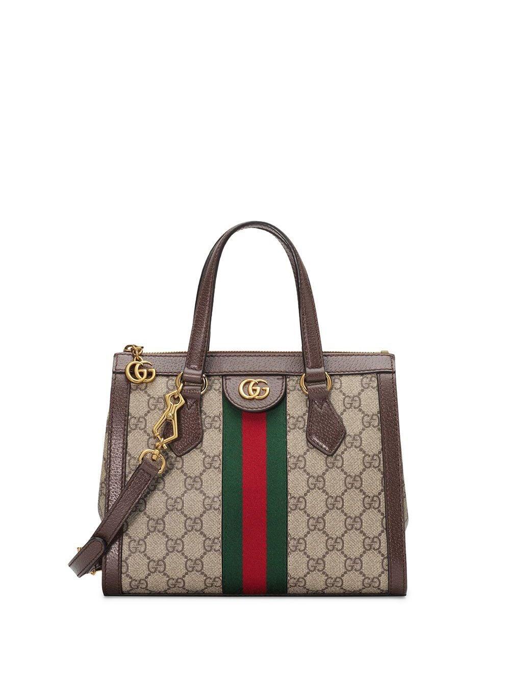Gucci Ophidia Gg Medium Tote Bag in Green | Lyst