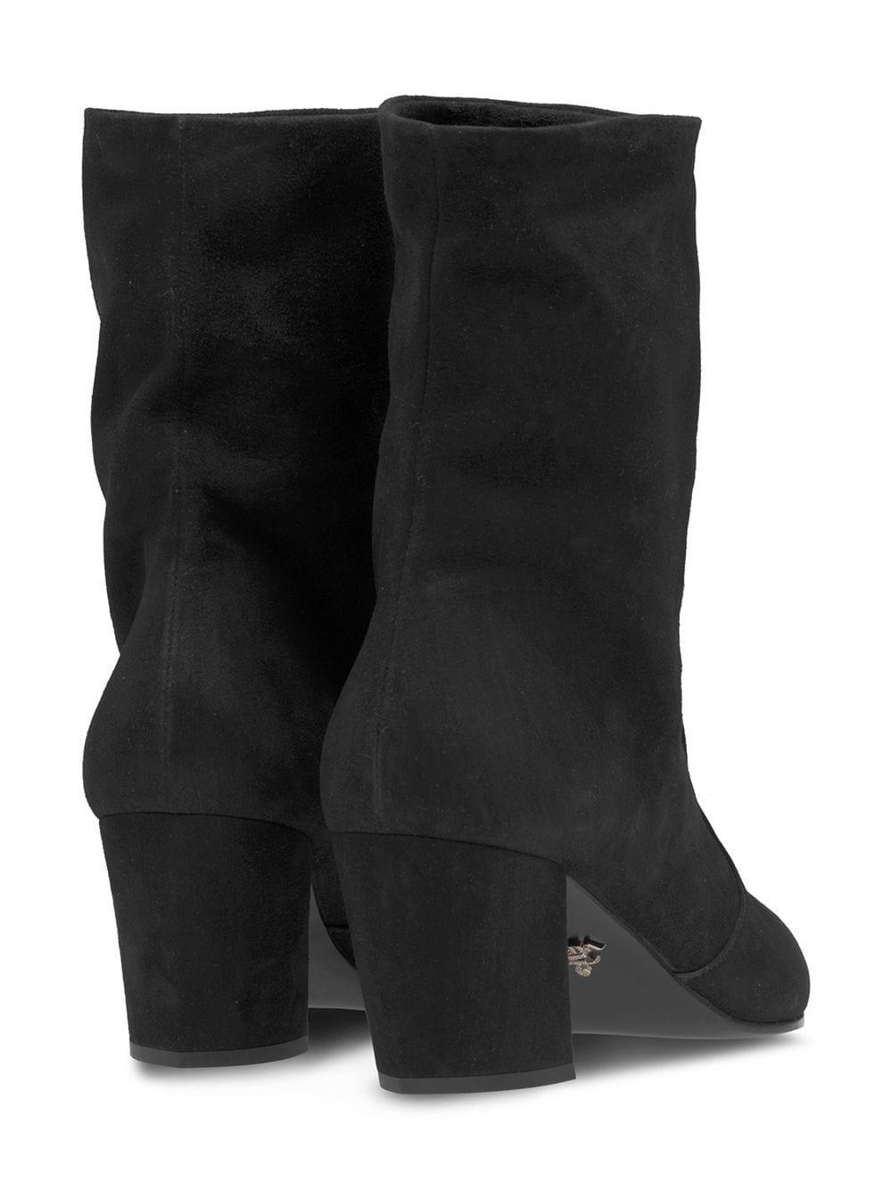 prada pointed toe ankle boots