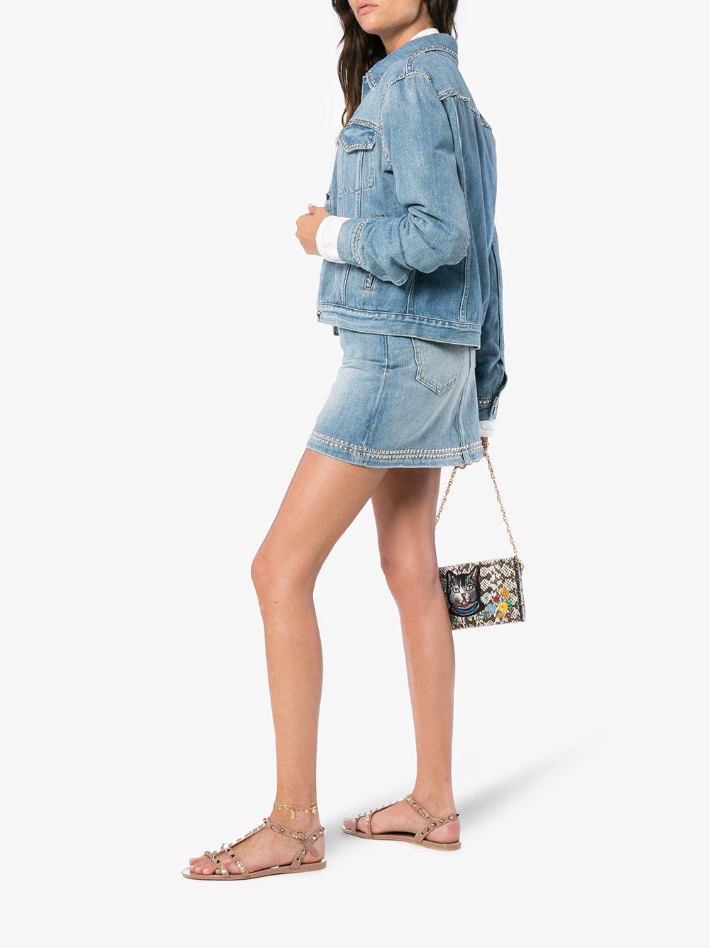 valentino rockstud pvc sandals