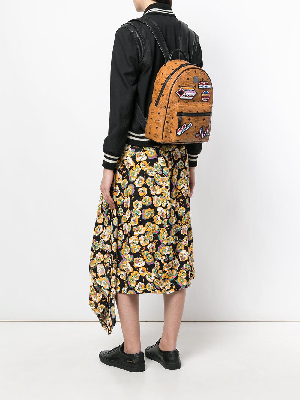 mcm stark backpack in victory patch visetos