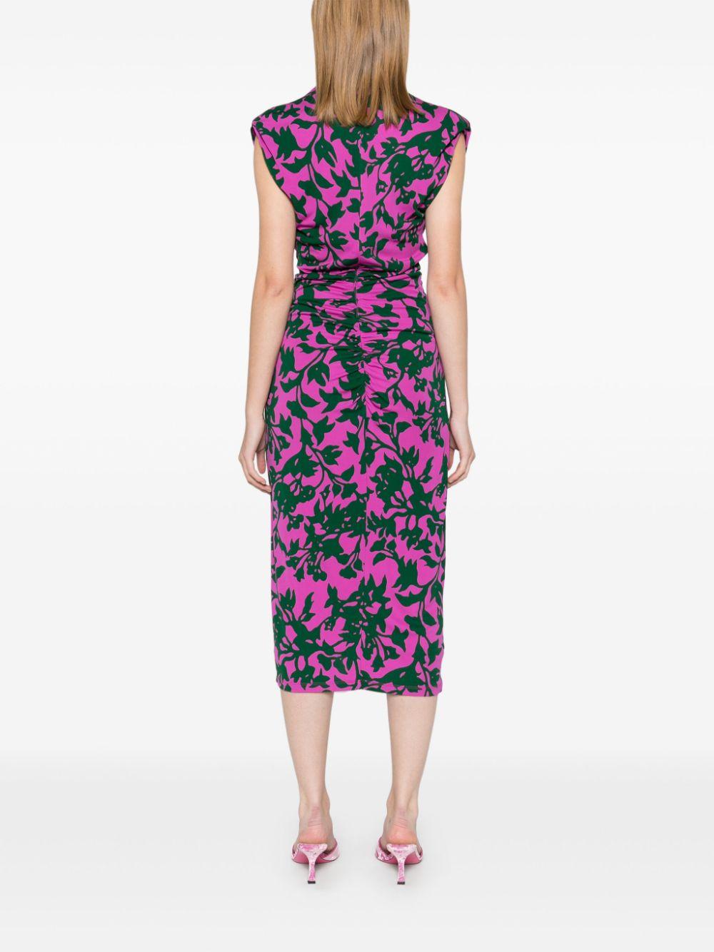 Diane von Furstenberg レディース パープル Aviel ドレス ワンピース