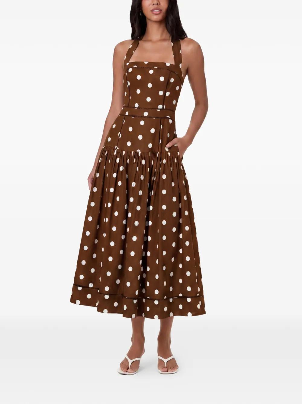 Designer Linen Polka Dot Dresses for Women - Up to 71% off | Lyst