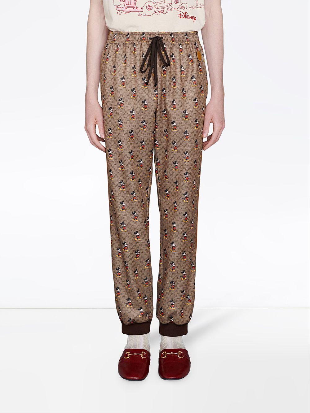 Gucci X Monogram-print Track Pants in Brown for Men | Lyst