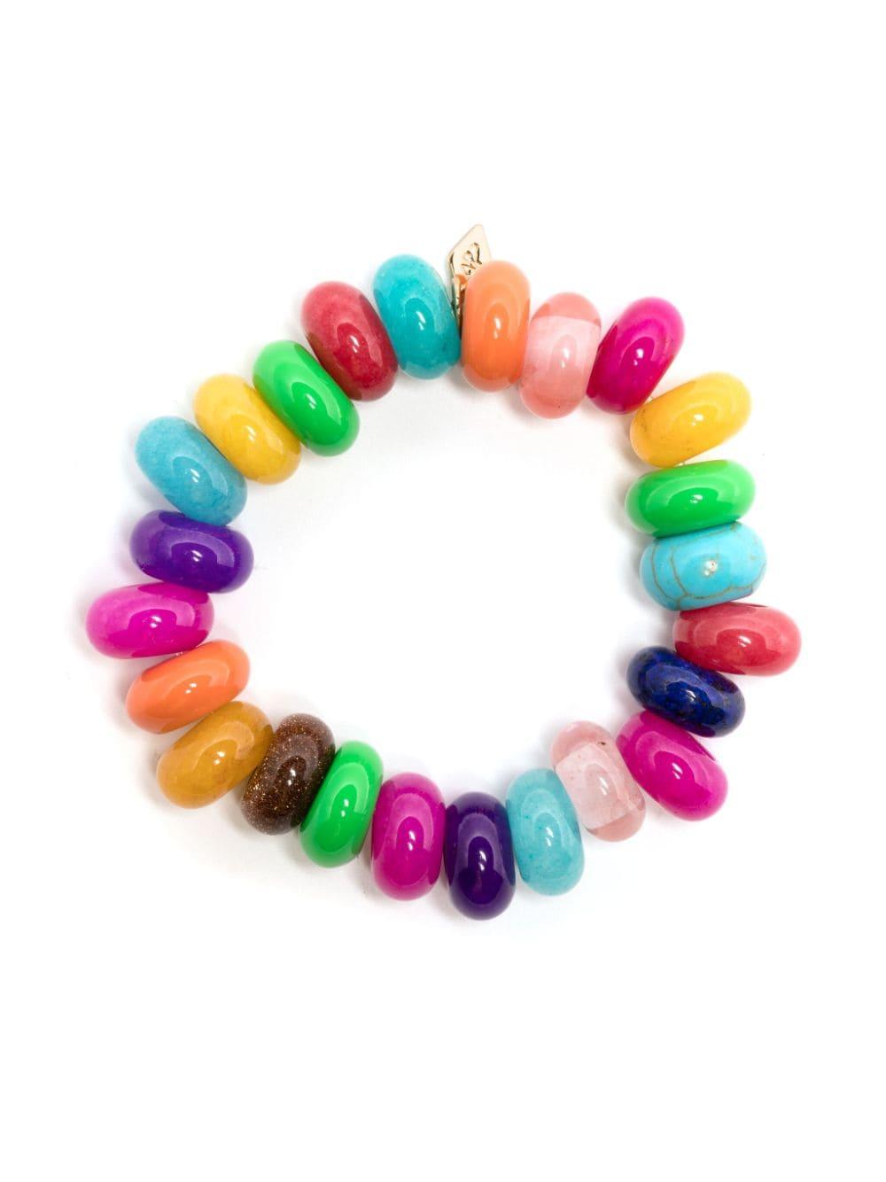 Anni Lu Disco Bead embellished Bracelet in Pink Lyst