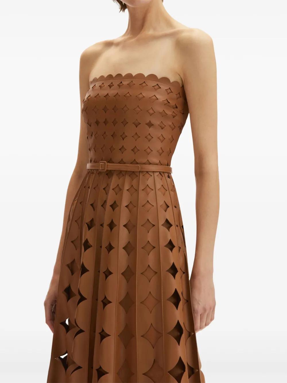 pink pu leather dress Sassy Shortcake Leather Lover Dress