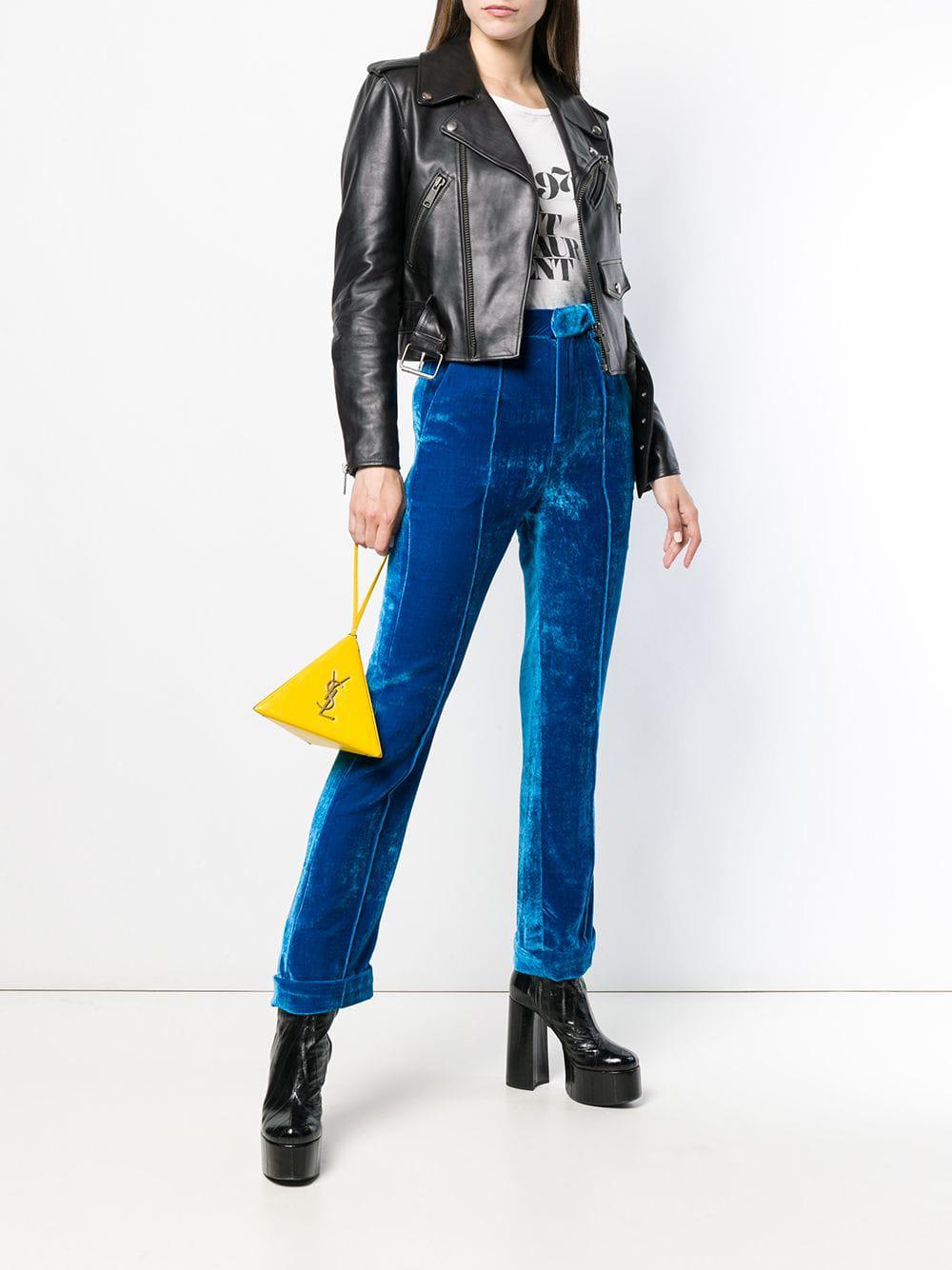 Ysl triangle shop bag