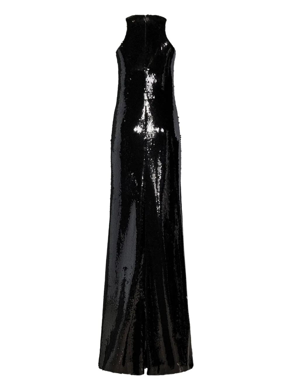 ワンピース MONOT BLACK PETAL CUT OUT LONG DRESS a485a0d654e6905fae2e91c48fecda