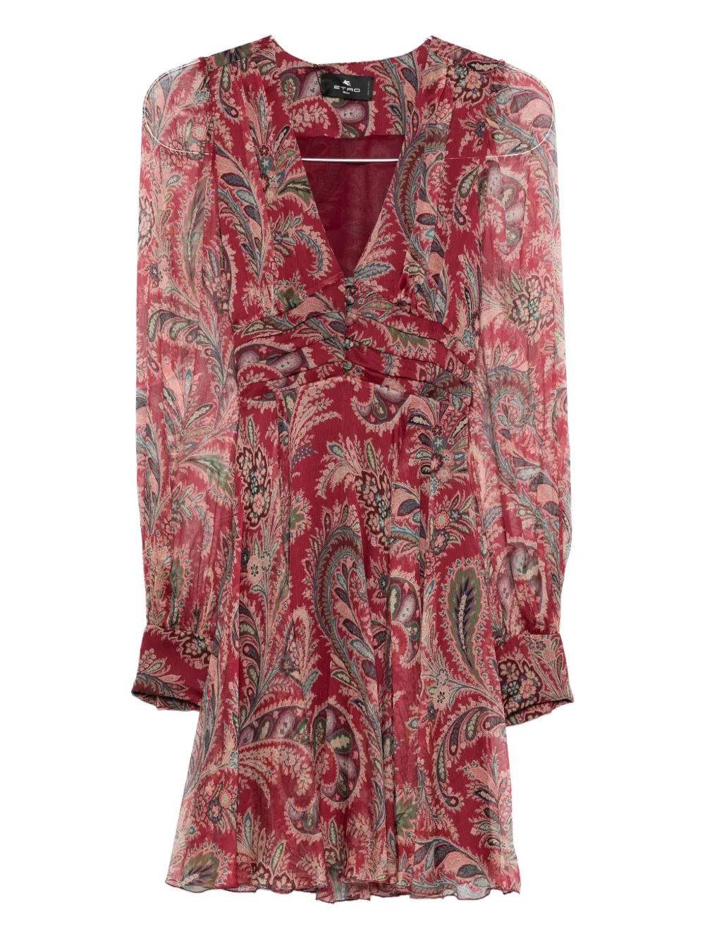 ワンピース ETRO COTTON BLEND SHORT DRESS Etro Mini and short dresses for Women | Online Sale up to 59