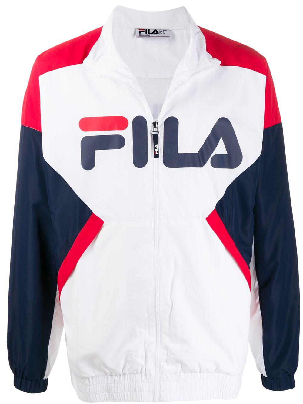 white fila windbreaker