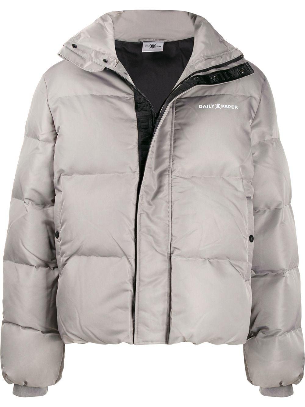 Daily Paper Puffer Jacket in Grey for Men | Lyst Canada