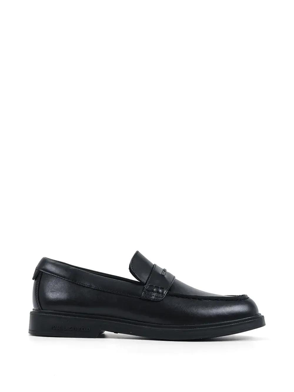 Karl Lagerfeld Black Woven Men\'s Loafers Home | Karl Lagerfeld Paris Men main image 4