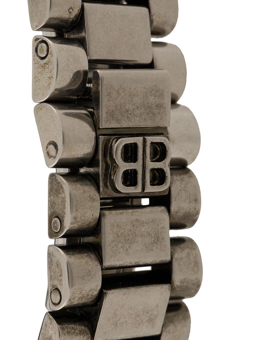 Balenciaga Bb Time Bracelet in Metallic | Lyst