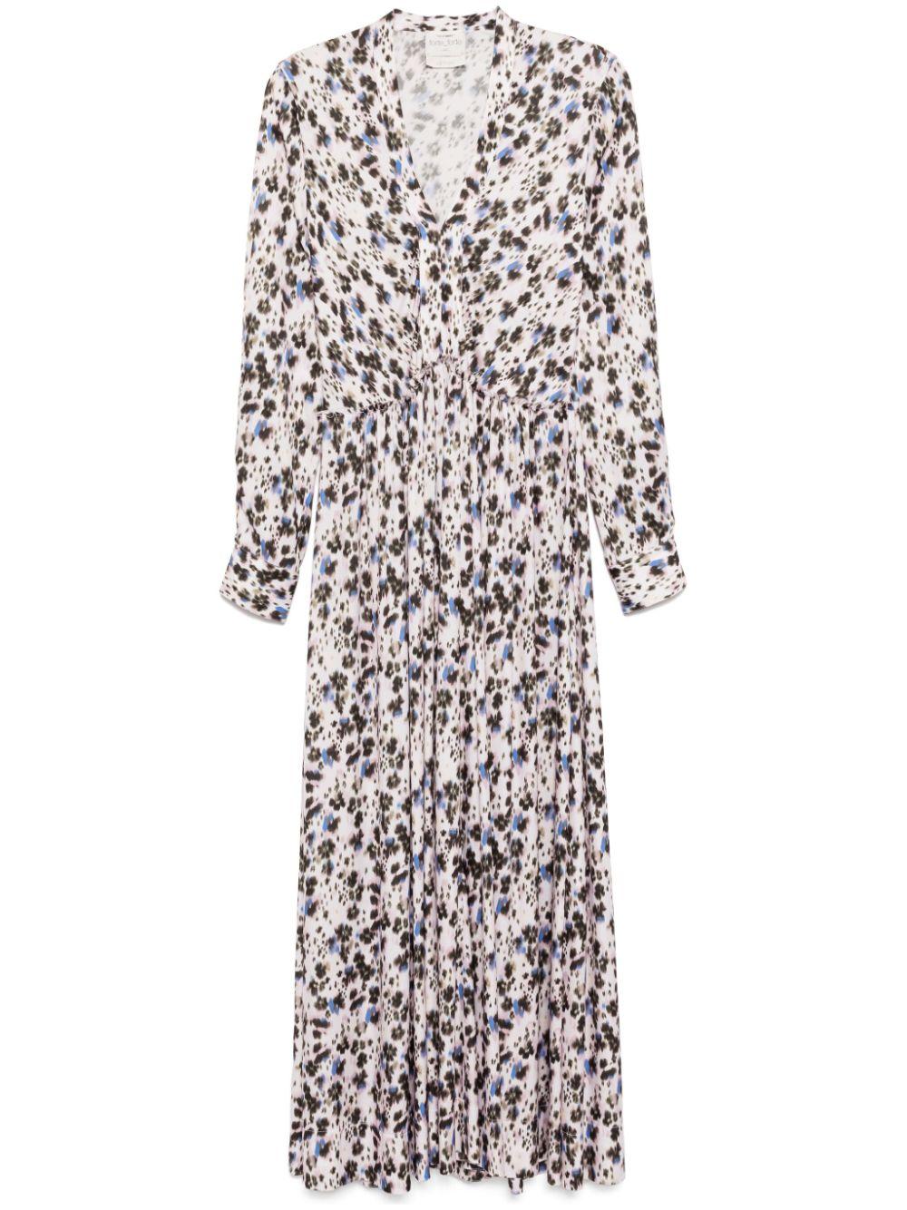 Forte Forte レディース ホワイト Les Fleurs Camou ドレス ワンピース 