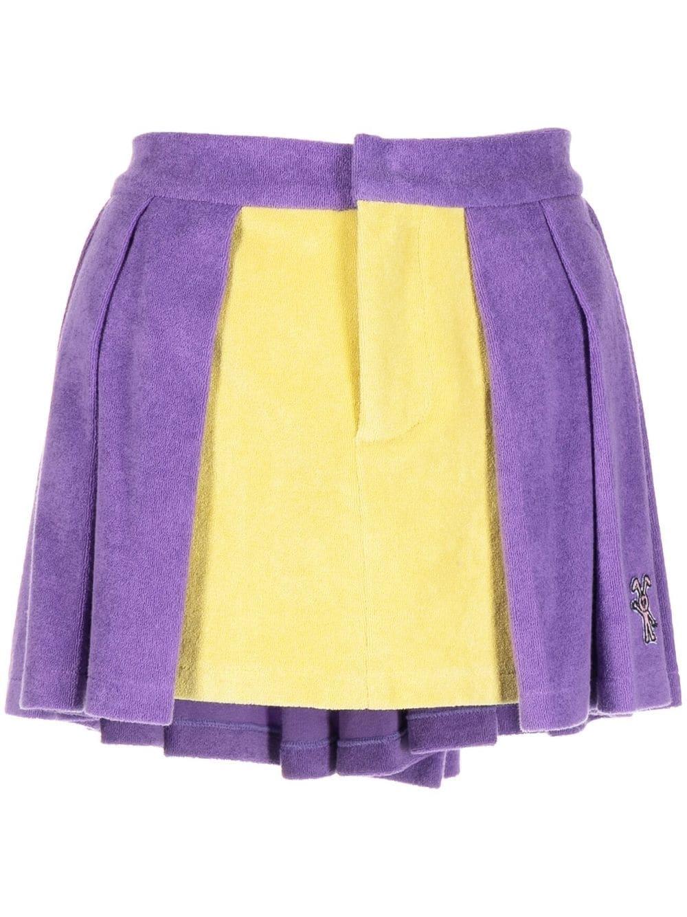 Natasha Zinko Terry Tennis Skirt in Purple | Lyst
