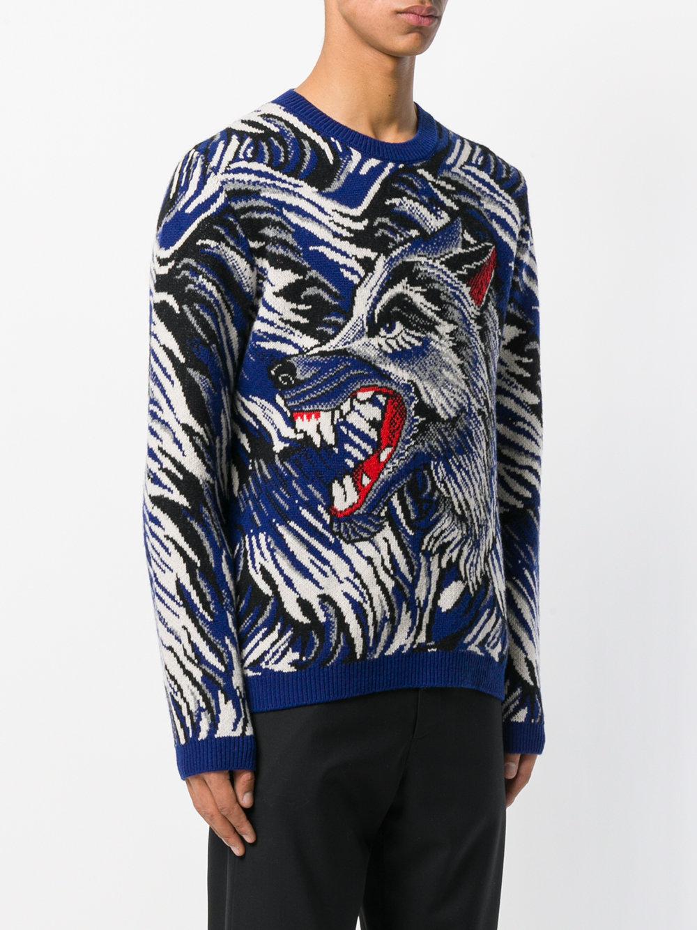 gucci wolf sweater