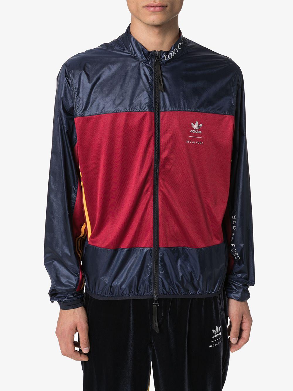 adidas X Bed Jw Ford Zip-up Windbreaker in Blue for Men | Lyst