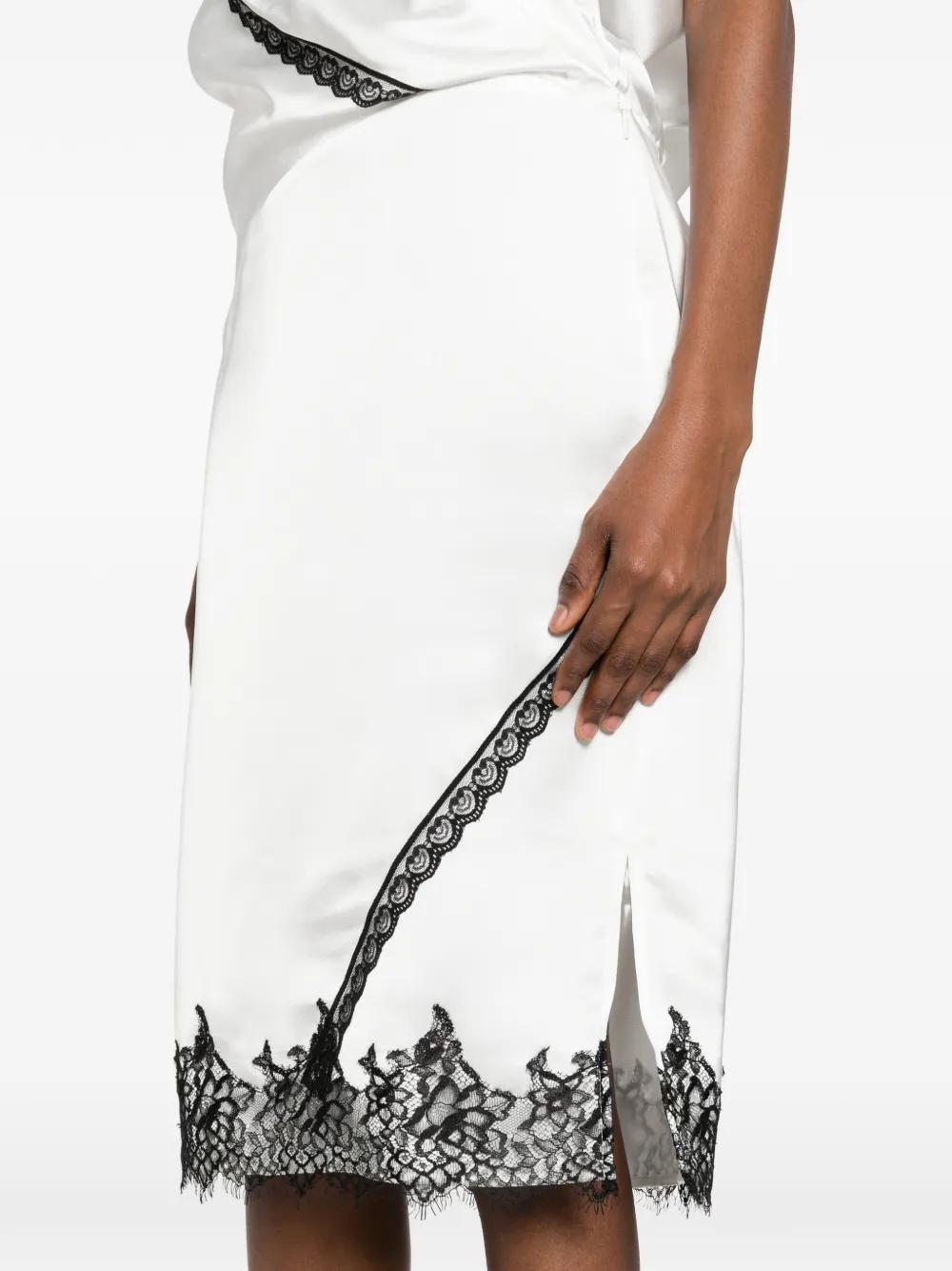 IRO Lace Draped Dress in White | Lyst IRO Lace Draped Dress in White | Lyst