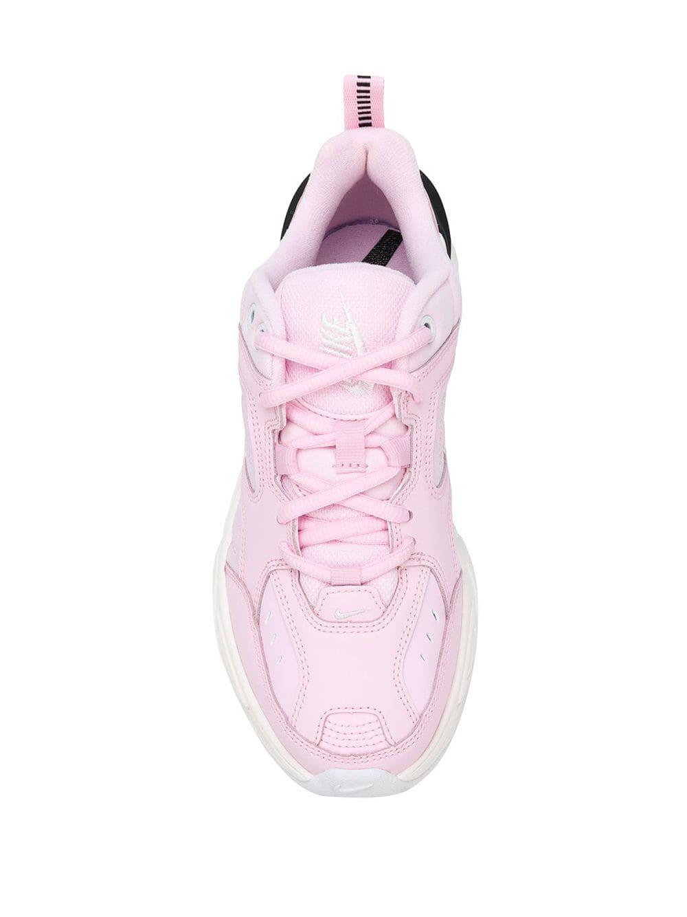 Nike Leather Platform Lace-up Sneakers in Pink | Lyst