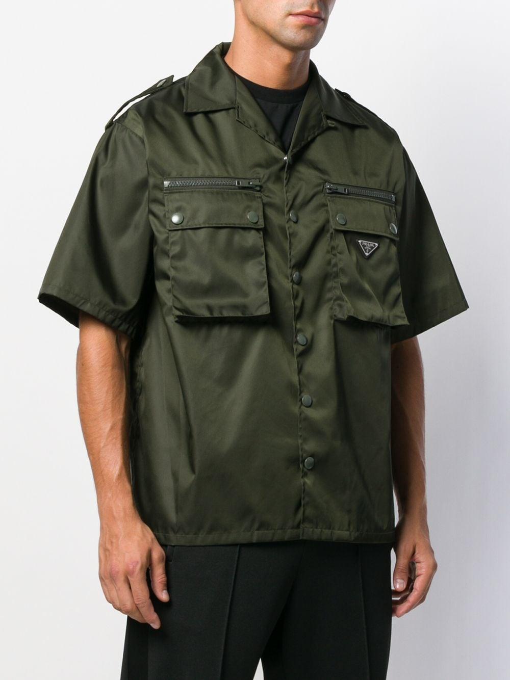 prada military shirt