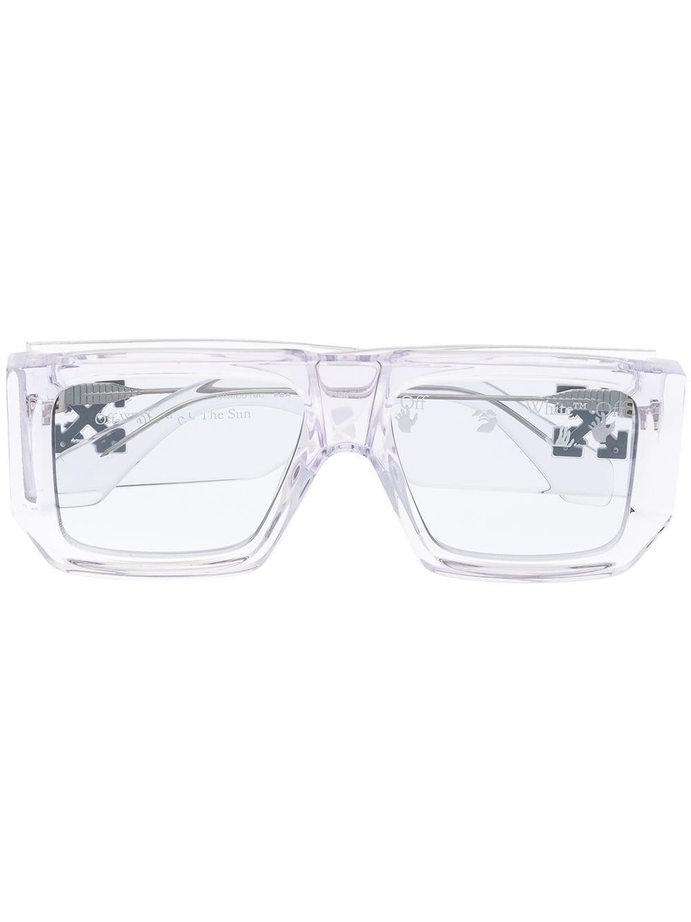 Off-White c/o Virgil Abloh Tropez Transparent Sunglasses in White for Men