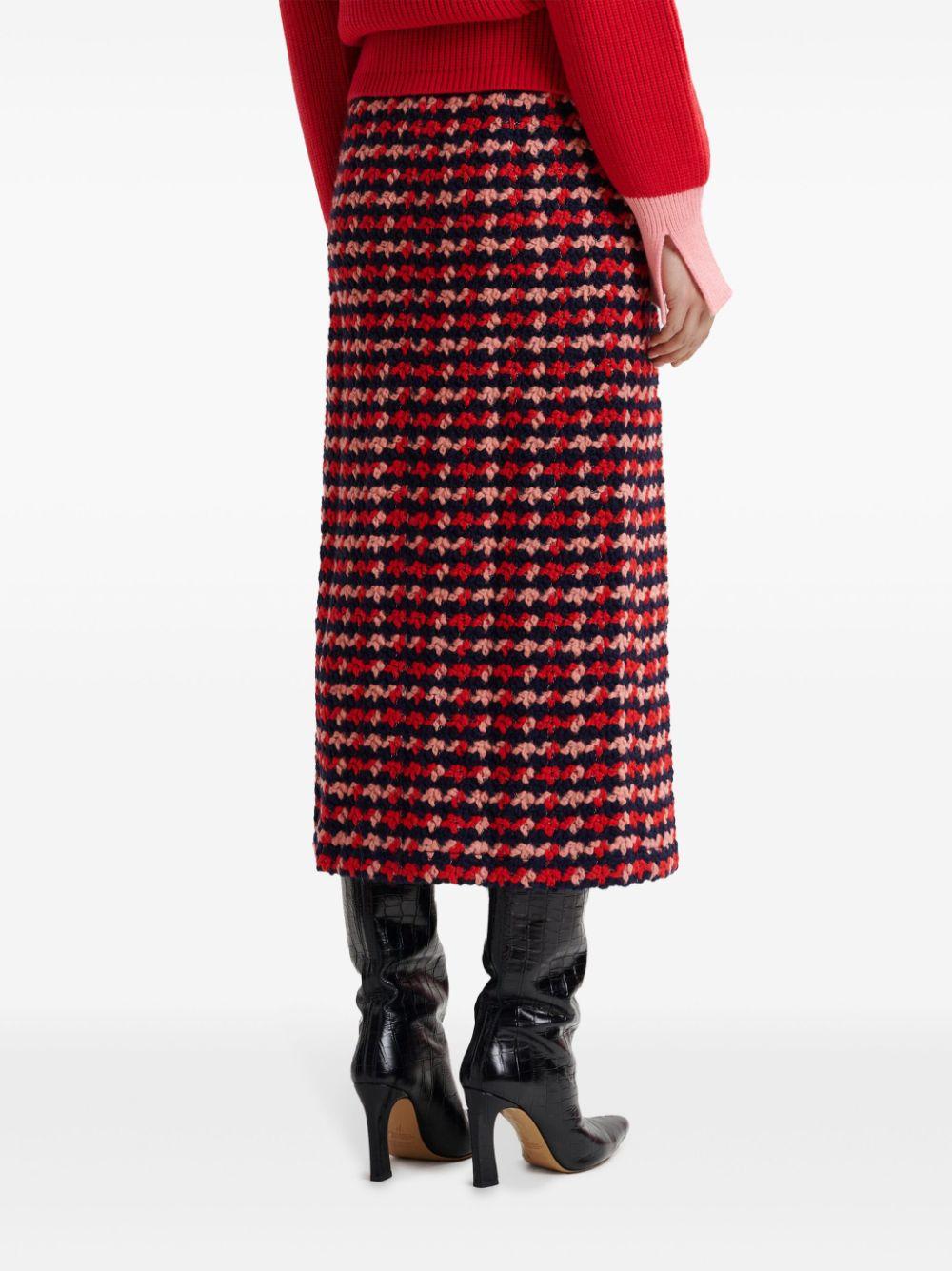 Essentiel Antwerp レディース レッド Grim ツイード スカート スカート