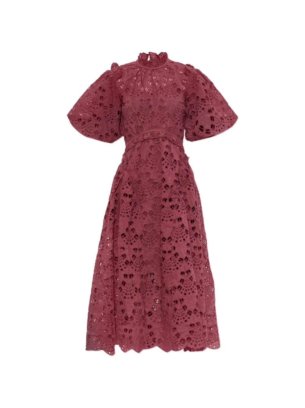 strapless open back dress Alice + Olivia Delora Sequin Mini Dress in Wild Pink, Size 2