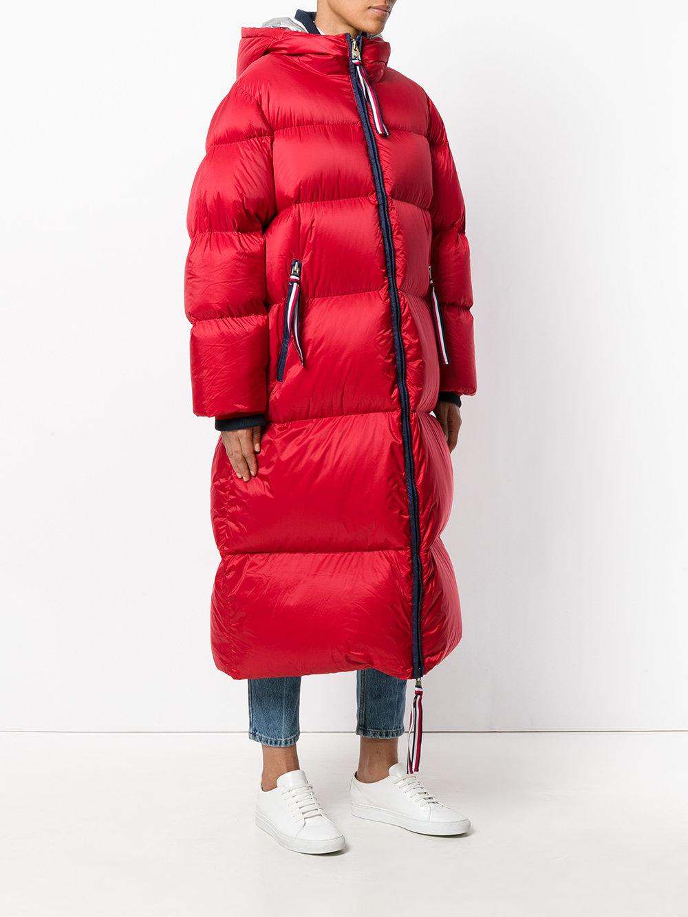 tommy hilfiger red down jacket