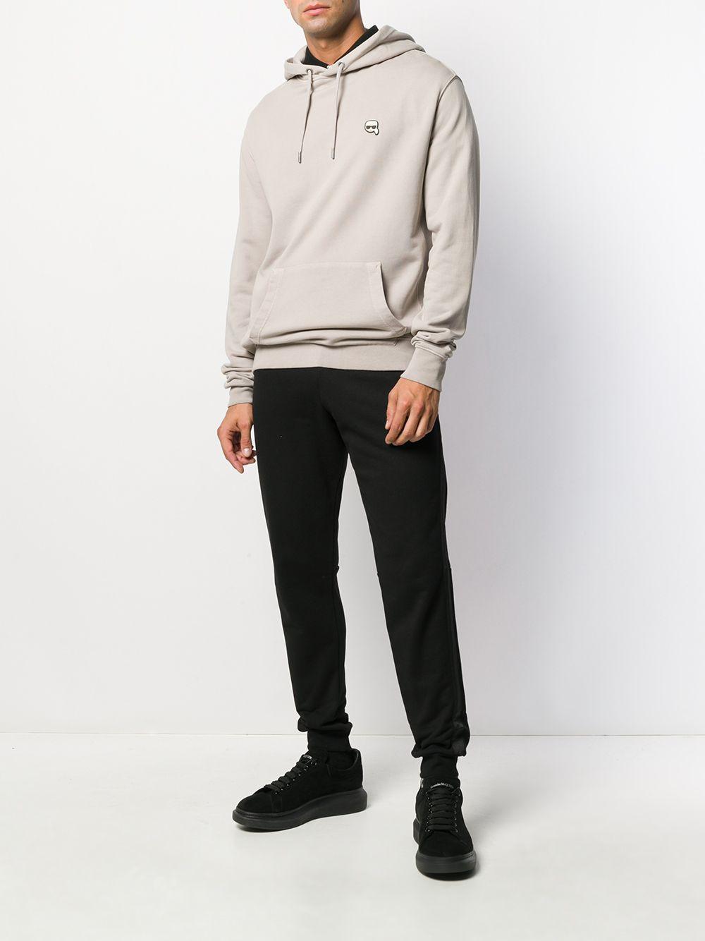 Karl Lagerfeld Rubber K/ikonik Hoodie for Men Lyst