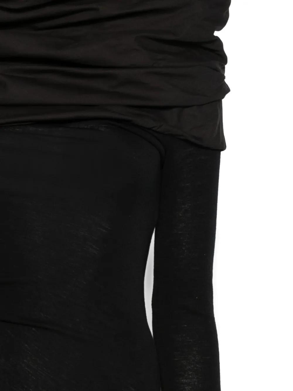 Entire studios Long Sleeve Dress in Black | Lyst