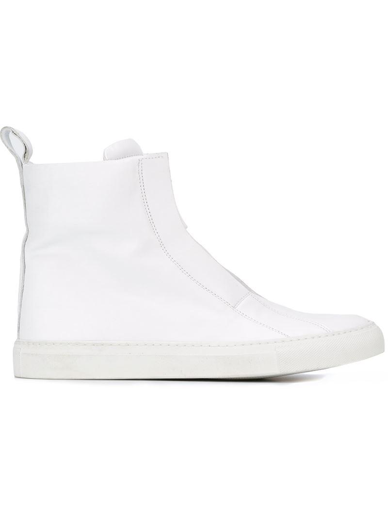 Lyst - Odeur Laceless Hi-top Sneakers in White for Men