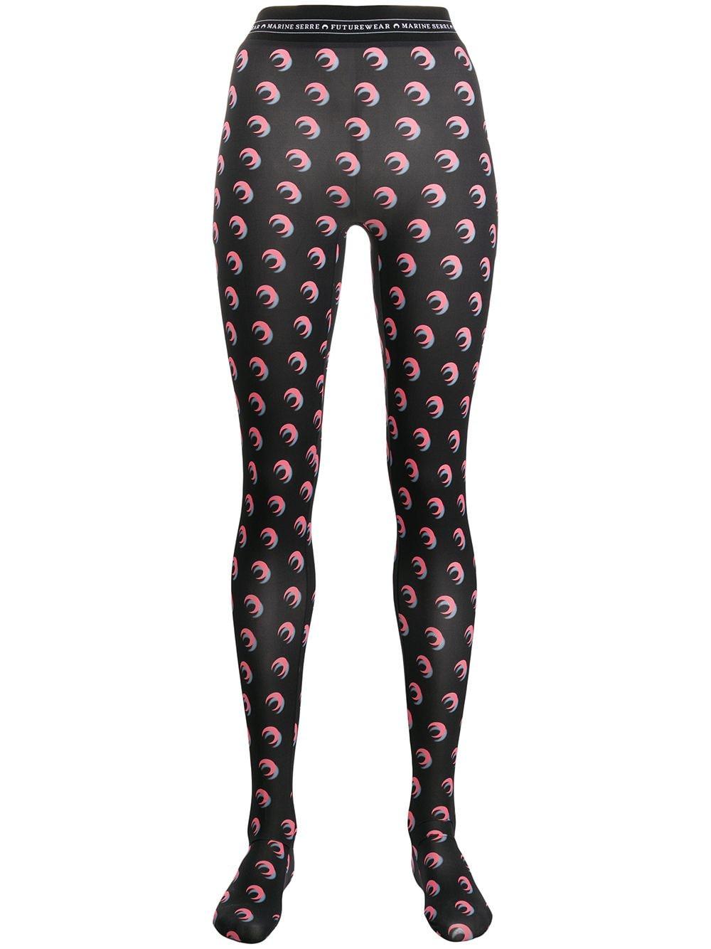 Marine Serre Iconic Moon Print leggings 