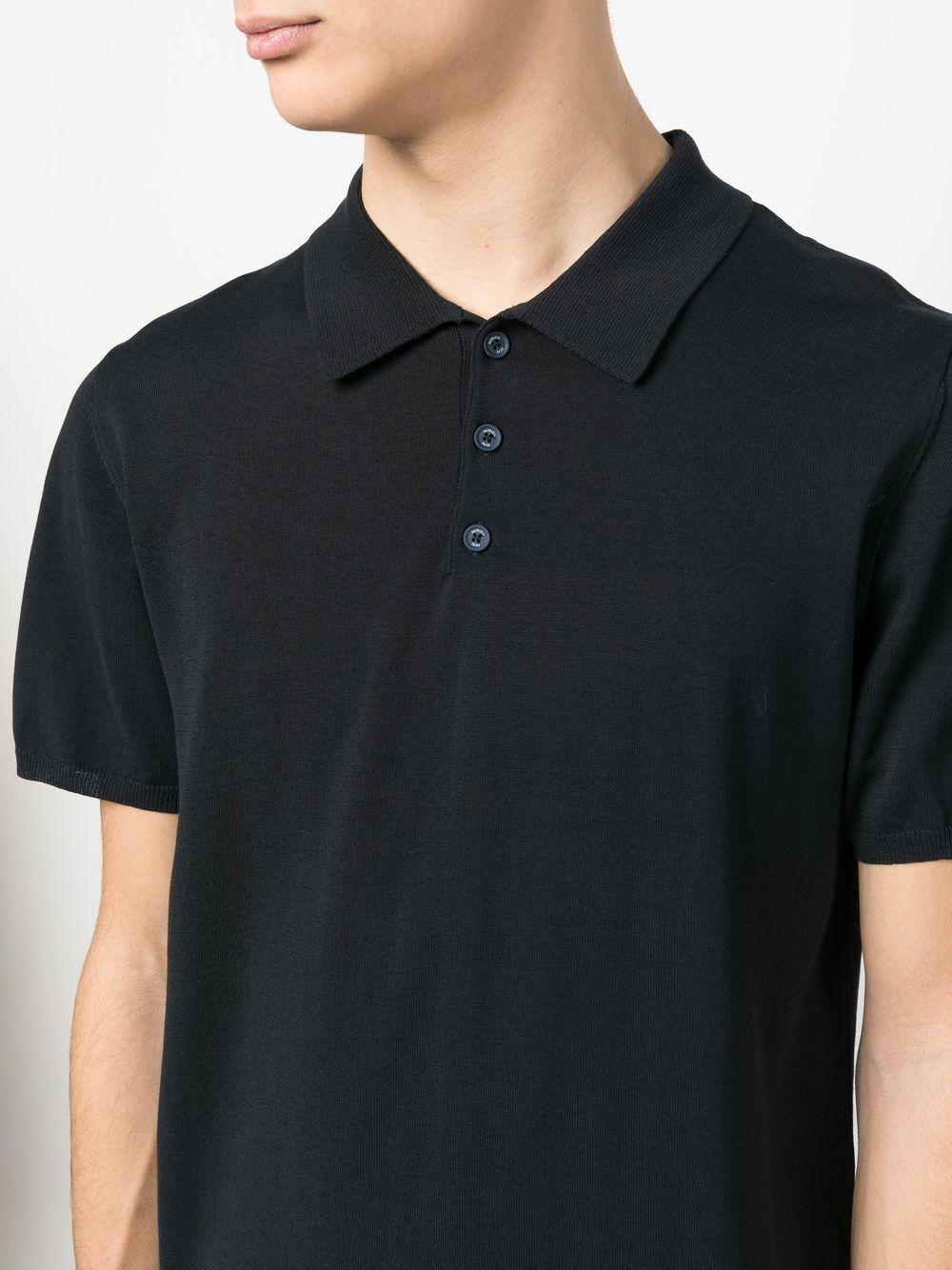 Patrizia Pepe Short-sleeve Polo Shirt in Black for Men | Lyst
