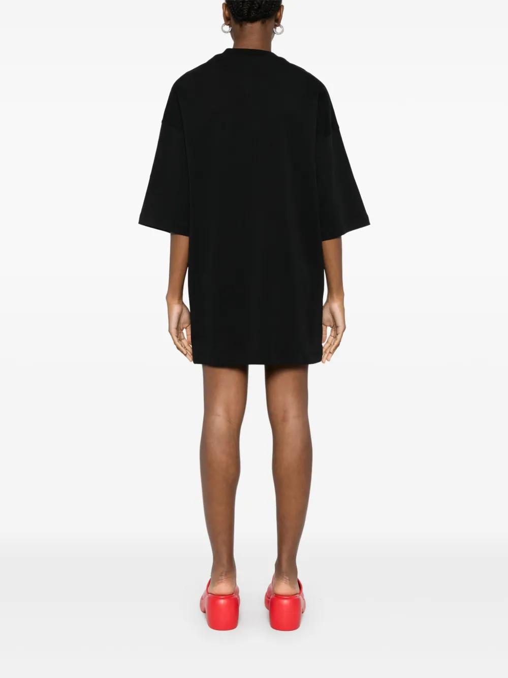 Moschino Teddy Bear Mini Dress in Black | Lyst