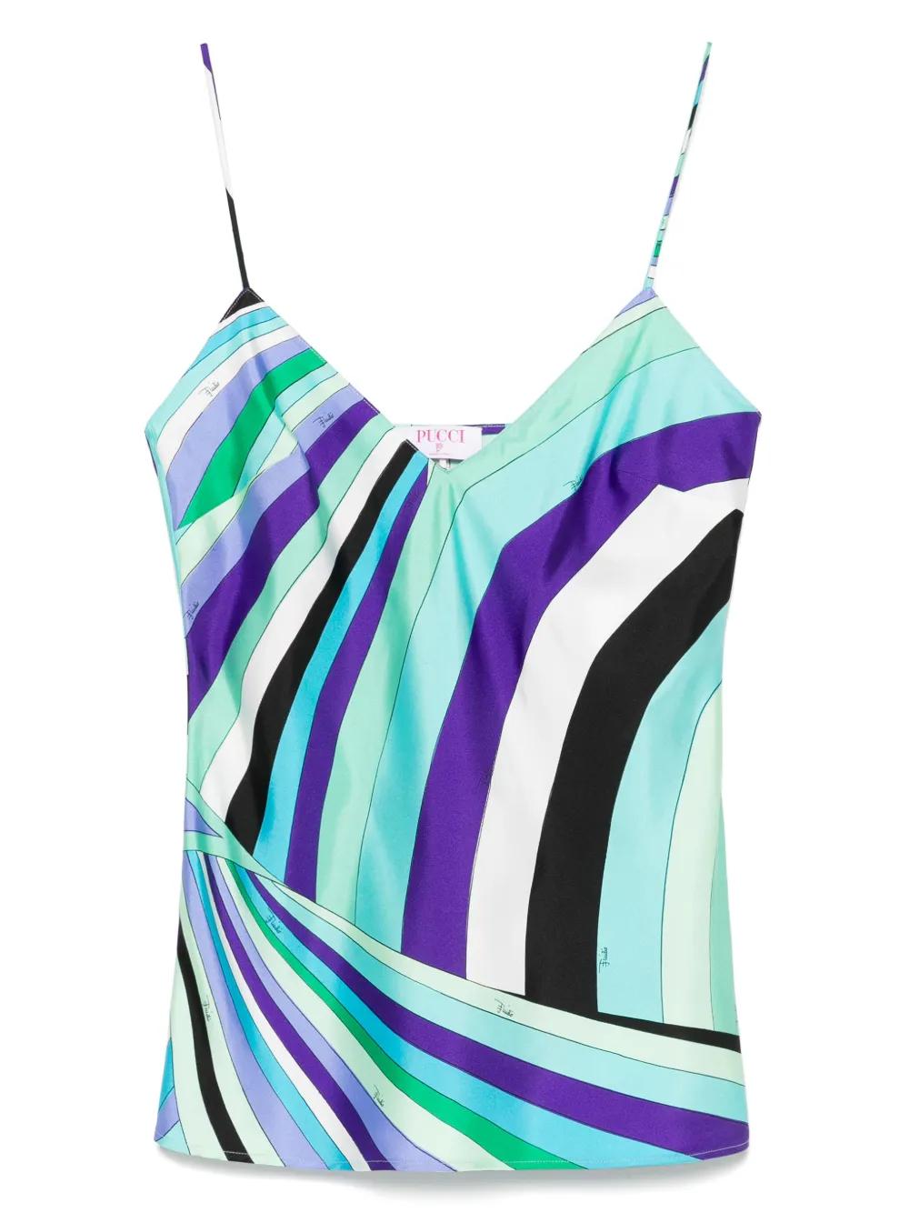 pucci タンクトップ　カットソー　ノースリーブ 2026年最新】EMILIO PUCCI レディース タンクトップの人気アイテム