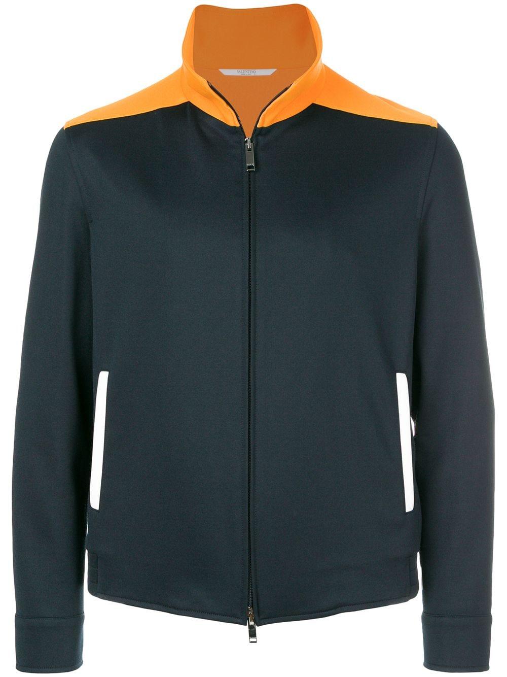Valentino Cotton Lightweight Tracksuit Jacket in Blue for Men Lyst