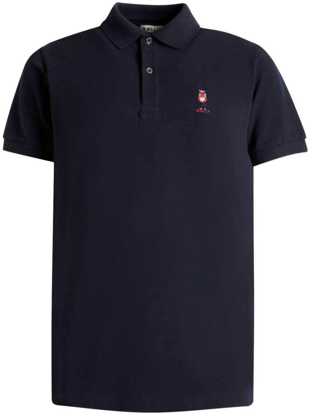 Men's bally polo shirt hotsell