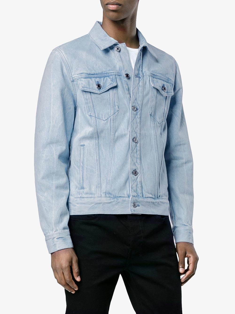 Givenchy Logo Print Denim Jacket in 