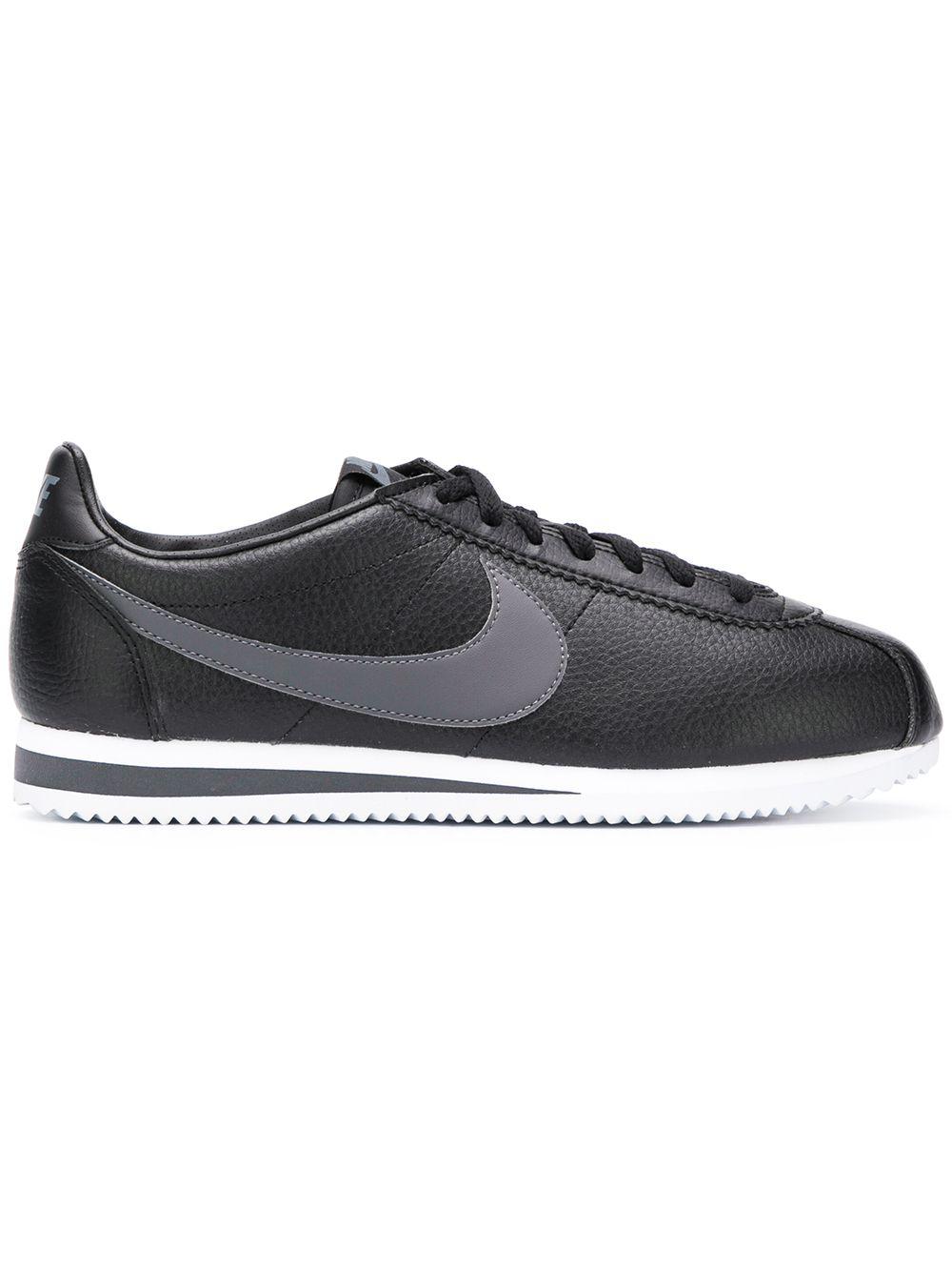 Nike Classic Cortez Leather in Black/Dark Grey-White (Black) for Men - Lyst