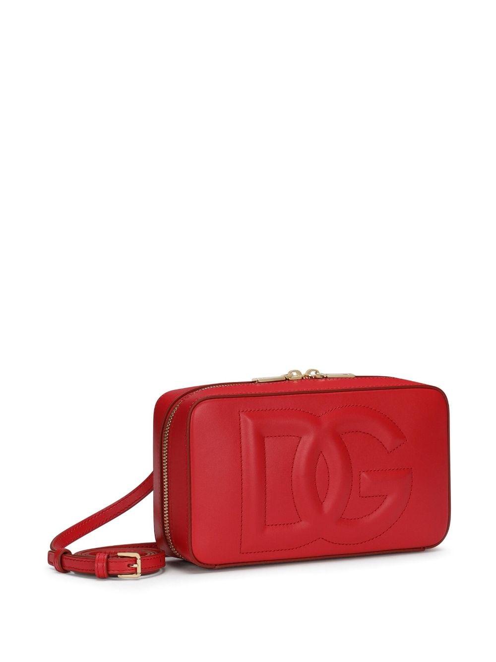 Dolce & Gabbana Small Dg Logo Camera Bag in Red