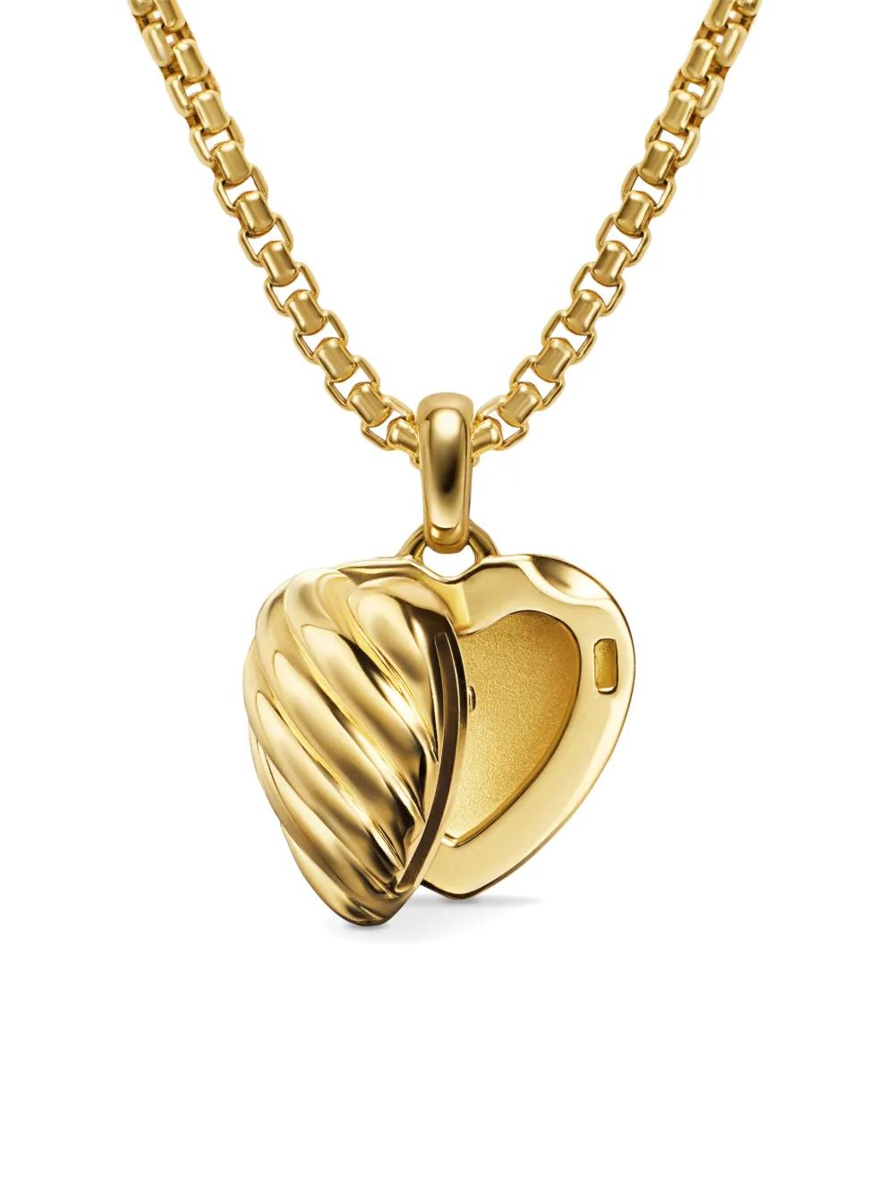 David Yurman Interlocking Heart Pendant David Yurman 18K