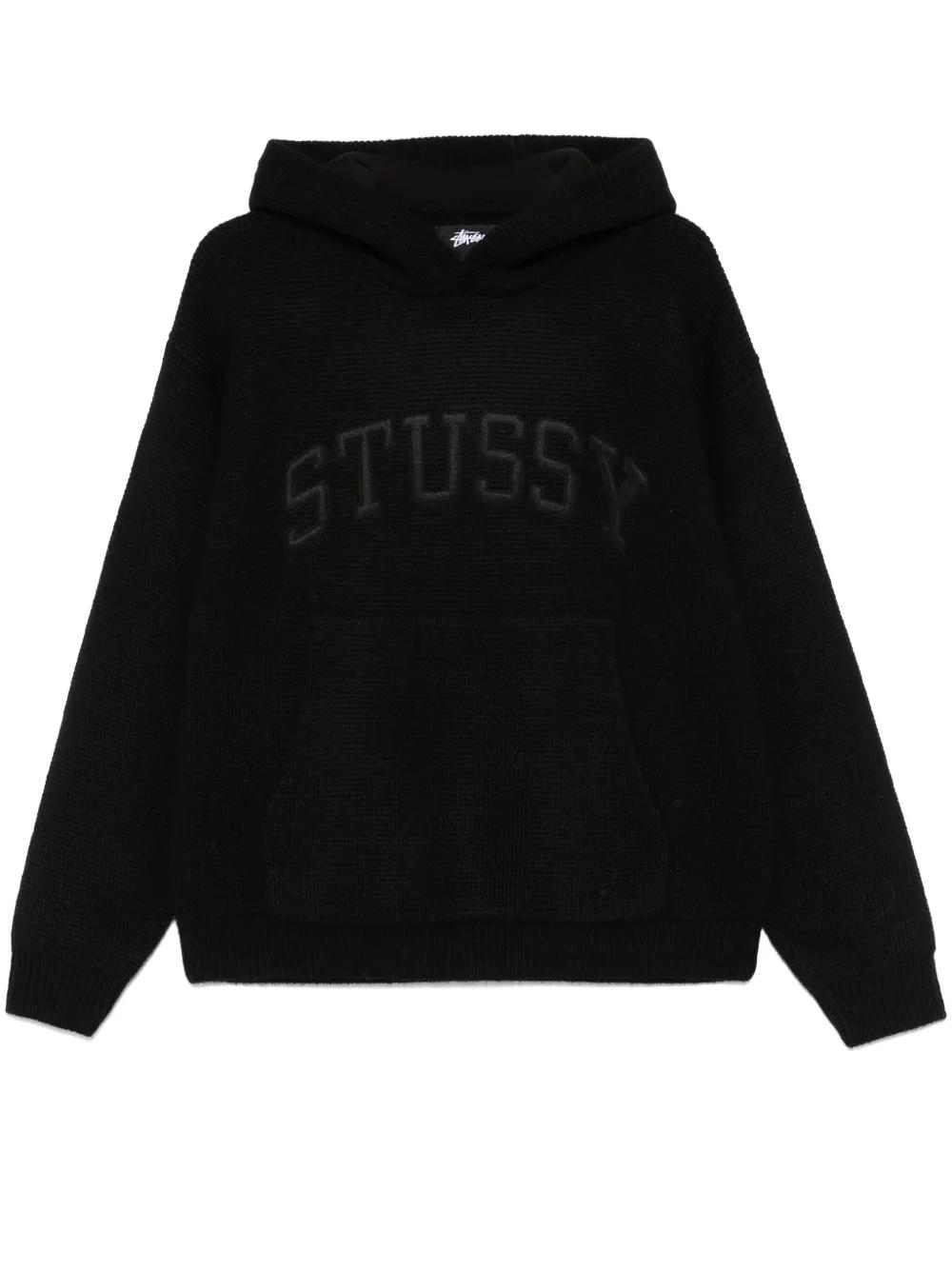 stussy-black-Patch-Knitted-