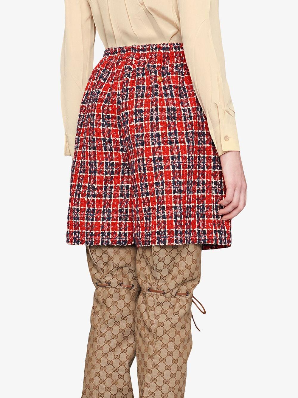 gucci tweed shorts