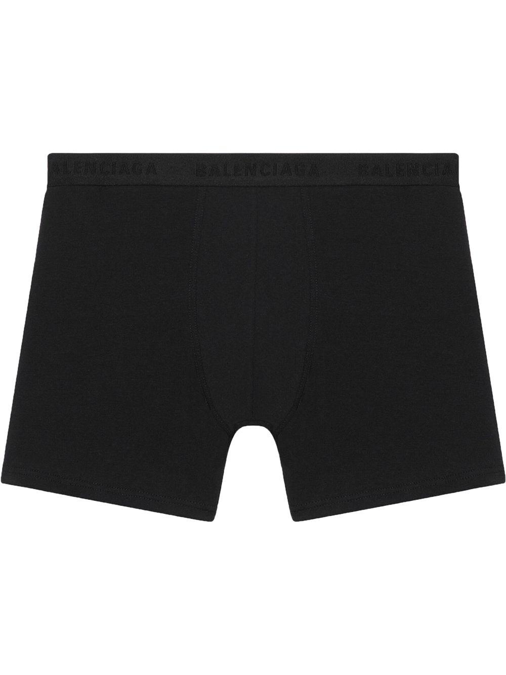 Balenciaga Katoen Stretch Boxershorts in het Zwart voor heren - Lyst